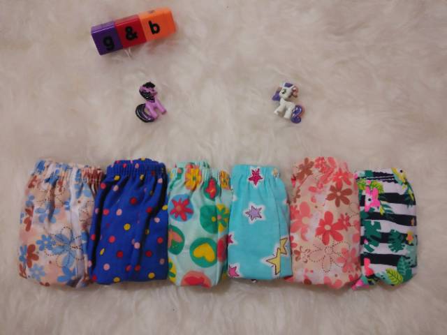 Celana dalam anak perempuan motif campur isi 6 pcs