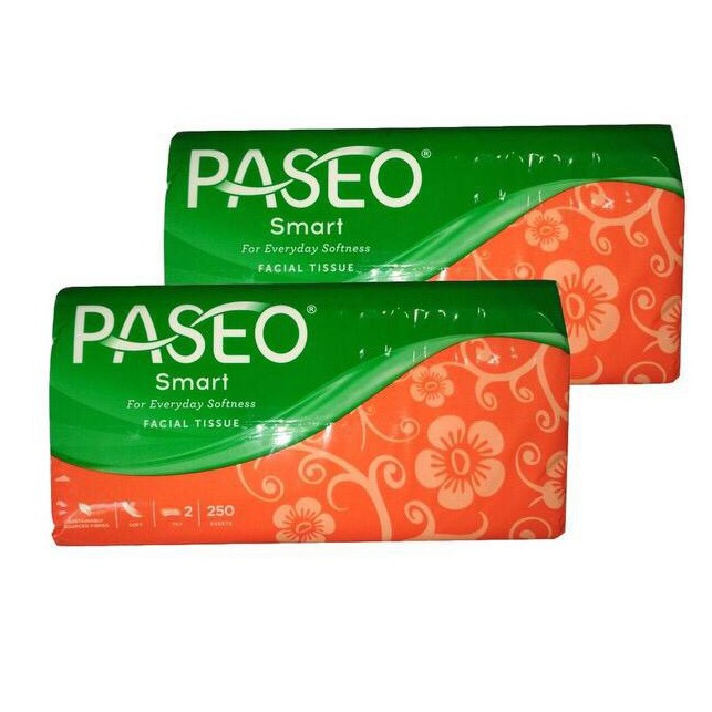 Tisu Paseo 2 ply / Tisu Wajah Paseo 250 Sheets / Facial Tissue