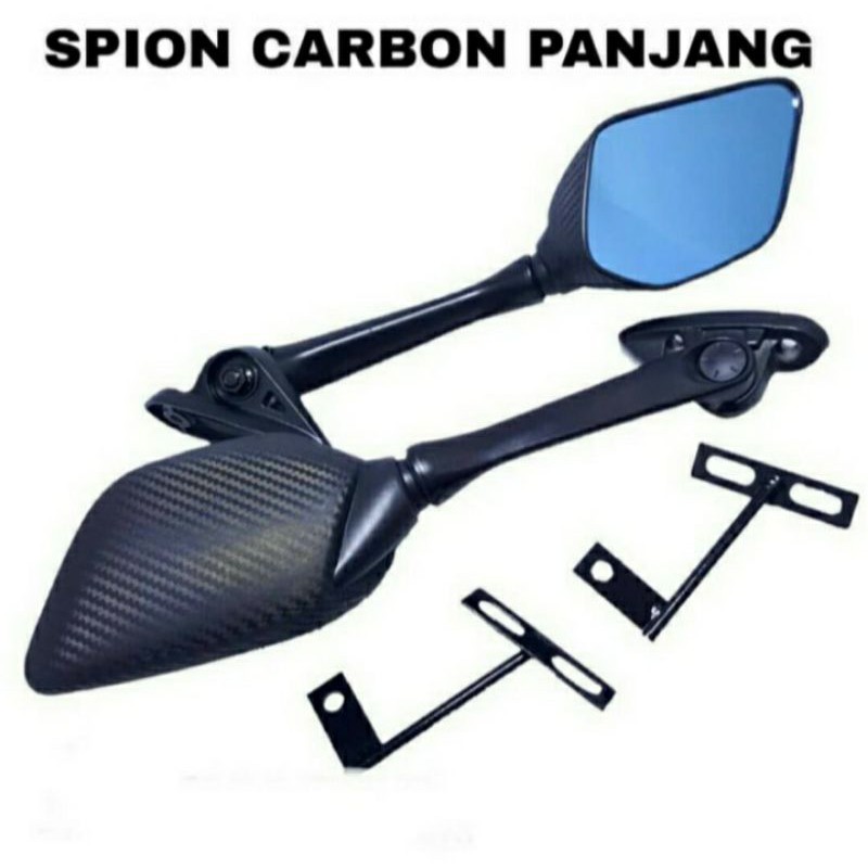 Spion R25 Nemo Carbon Tangkai Panjang Nmax Xmax Adv Pcx Lexi R15 dll