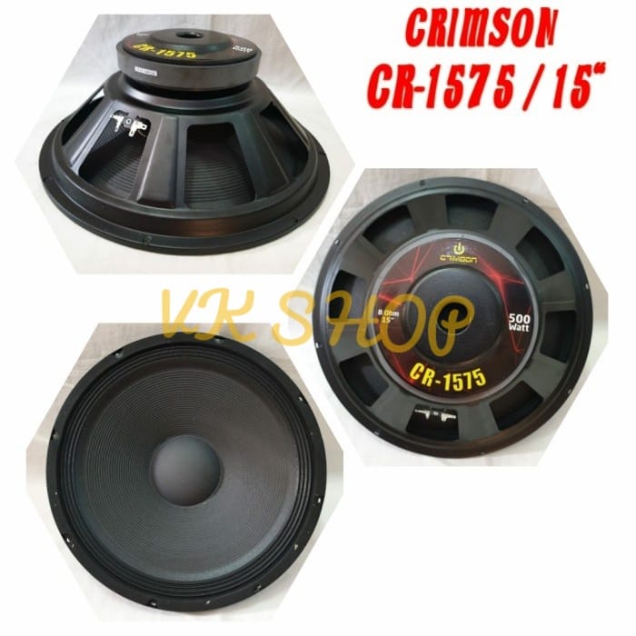 SPEAKER KOMPONEN CRIMSON CR 1575 CRIMSON CR1575 ORIGINAL 15 INCH