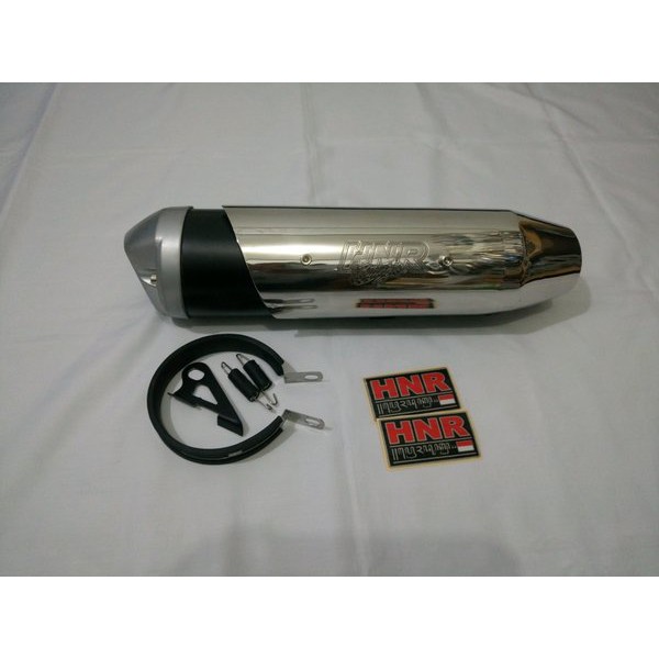 Selencer Knalpot Vixion Standard Racing Stainless Black by HNR Product