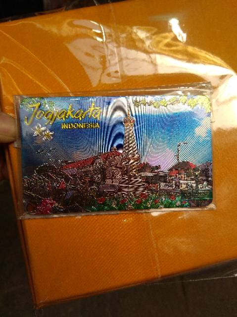 TERMURAH! BEST SELLER! MAGNET KULKAS JOGJA CANDI PRAMBANAN DAN BOROBUDUR UNIK CANTIK - SOUVENIR