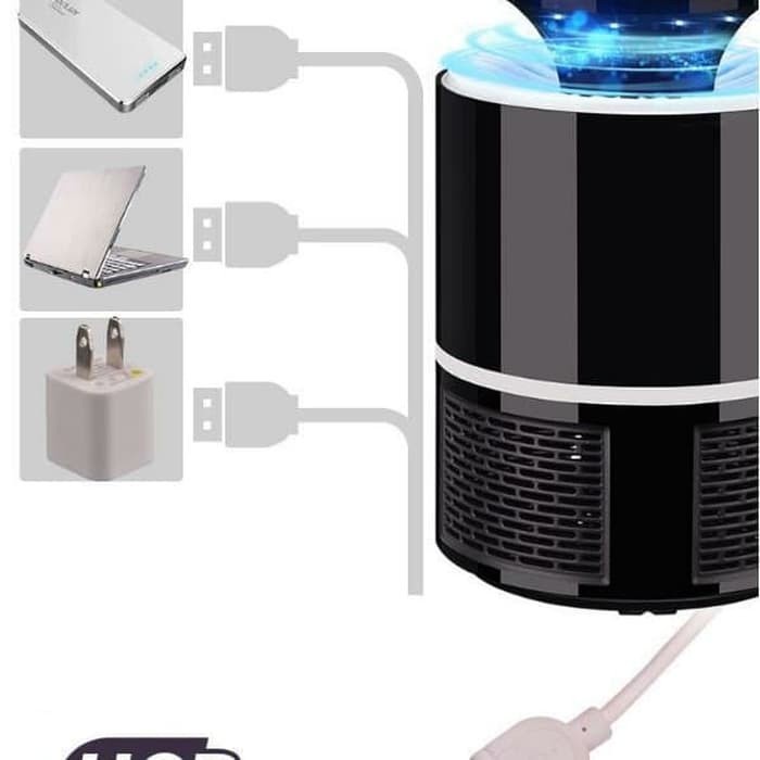 Mosquito Killer Lamp Purple Vortex / Lampu Pembunuh Nyamuk Aman Nyaman