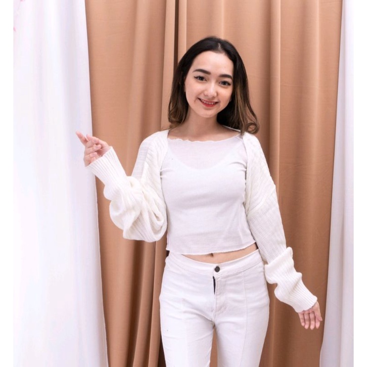 Zstorebdg - Ballero Crop Rajut Tebal