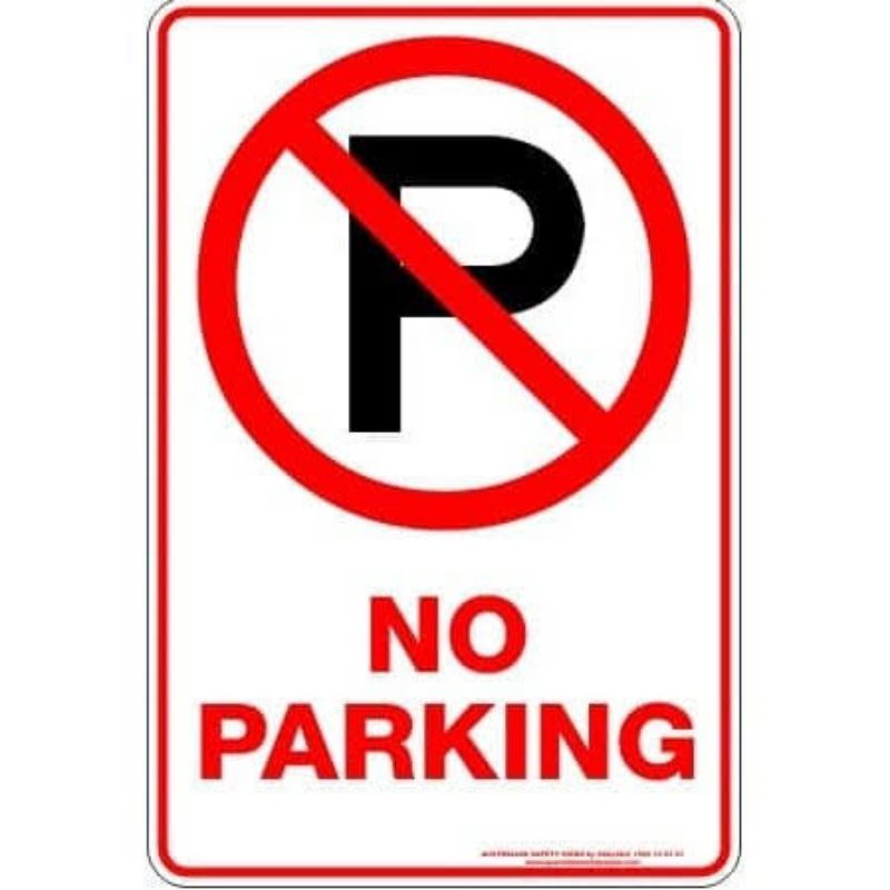 

stiker dilarang parkir stiker no parking stiker perhatian stiker sign