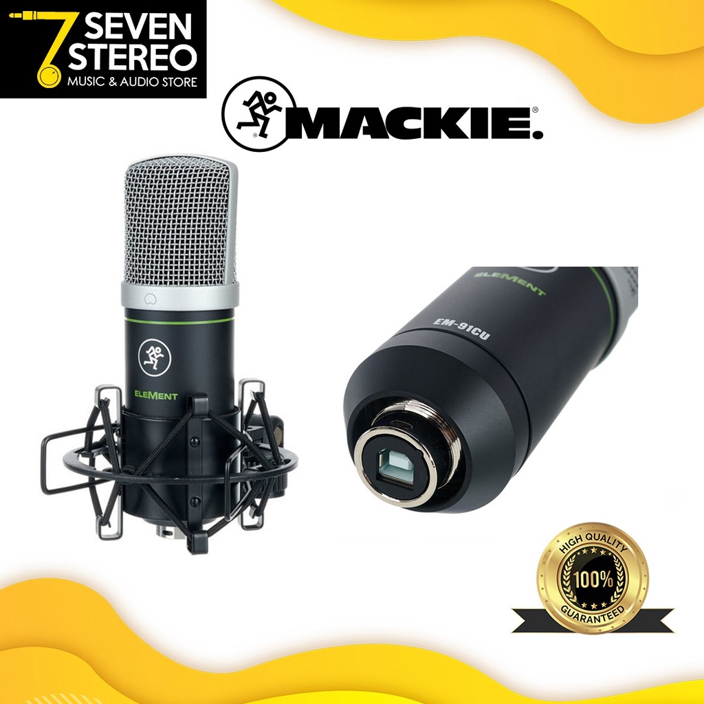 Mackie EM91CU EM-91CU Mic Condenser USB Microphone Recording