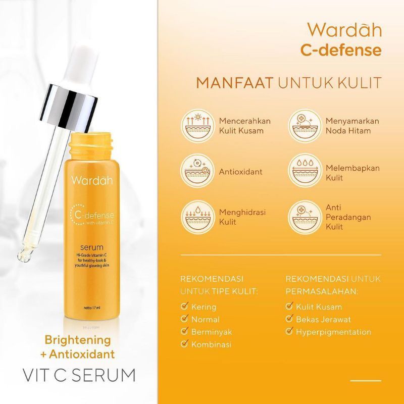 Wardah Serum C-Defense/Serum Wajah