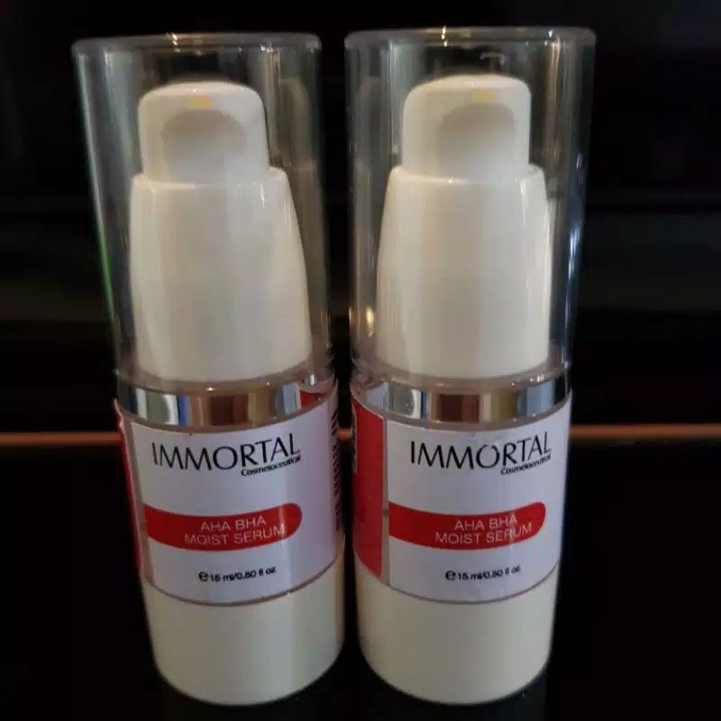 immortal acne serum / AHA bha moist serum / immortal serum acne