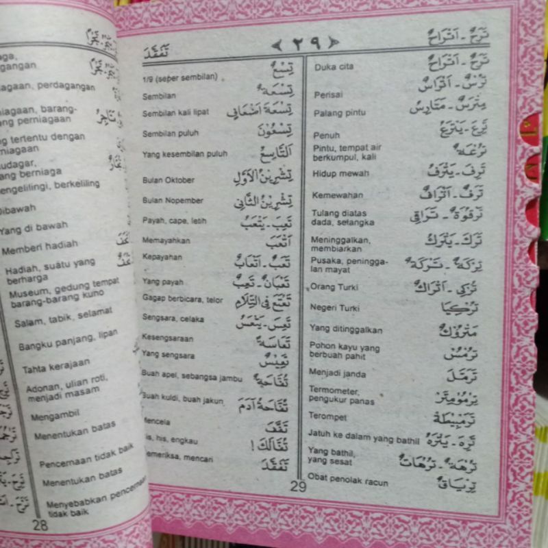 Kamus Lengkap Bahasa Arab Indonesia ORIGINAL FULL COLOUR INDEX-1