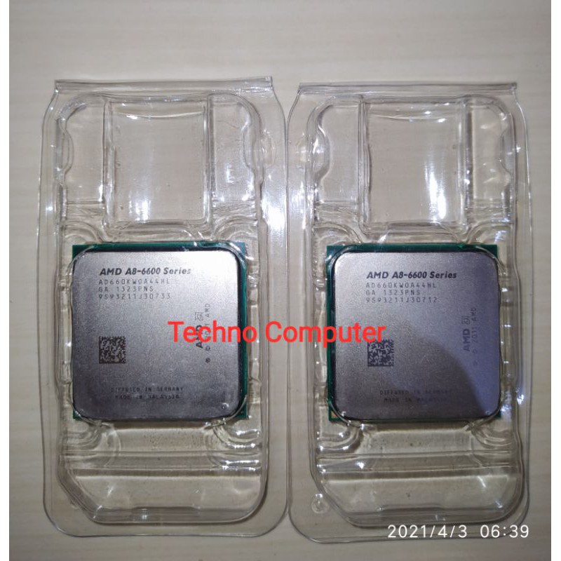 Prosesor AMD FM2 A8 6600 3.9GHz - 4.2GHz GPU Radeon HD 8570D A8-6600K