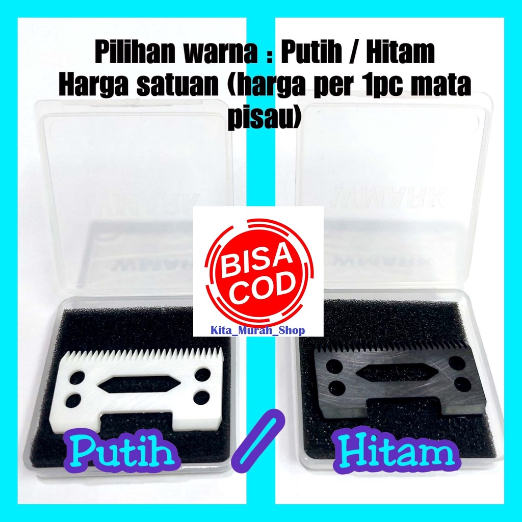 COD Sparepart Mata Pisau Ceramic Pangkas Cukur Cukuran Rambut Clipper KERAMIK Tajam