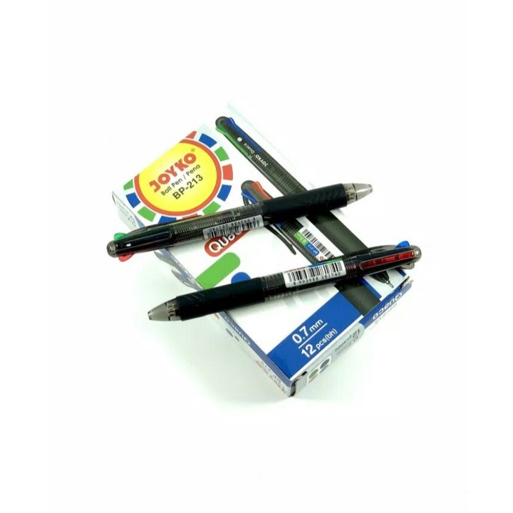 GHM BISA COD - PEN PULPEN ( 4 WARNA JOYKO ) NEW !! JOYKO QUACO BP 213 GROSIR TERMURAH