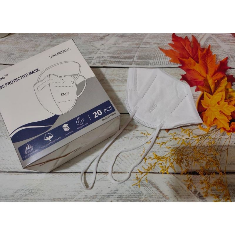 MASKER KN95 FICHE HIJAB/HEADLOOP PREMIUM 20PCS