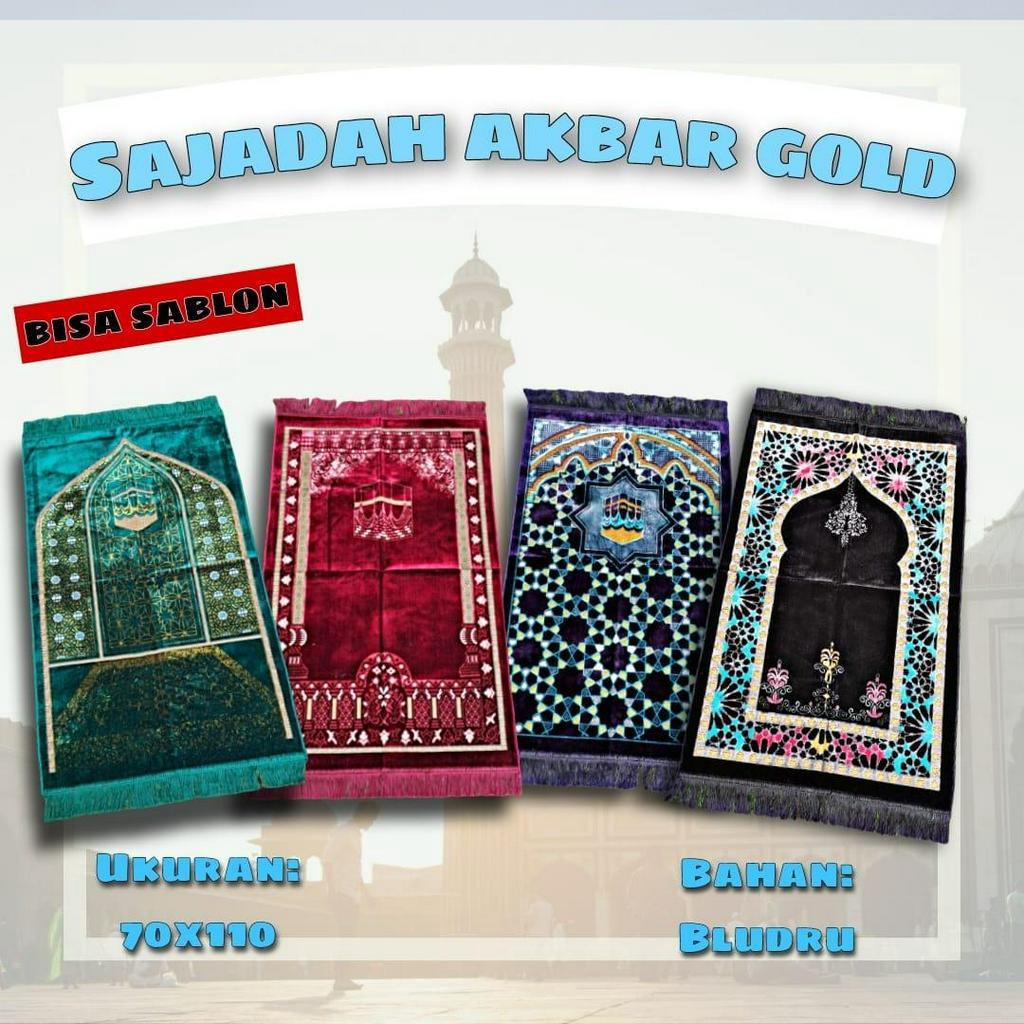 Sajadah akbar gold turkey