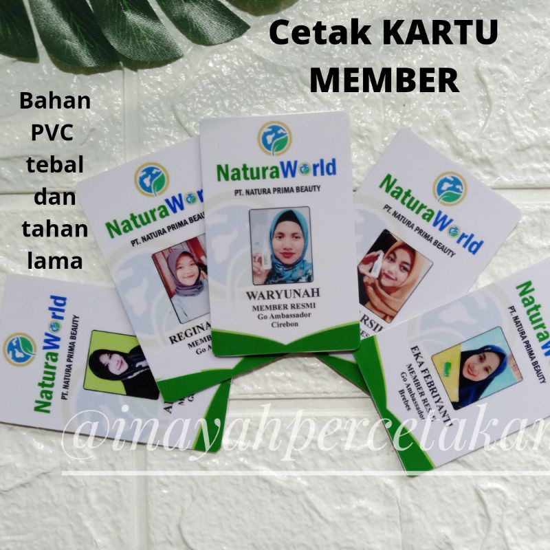 

Cetak kartu member custom murah
