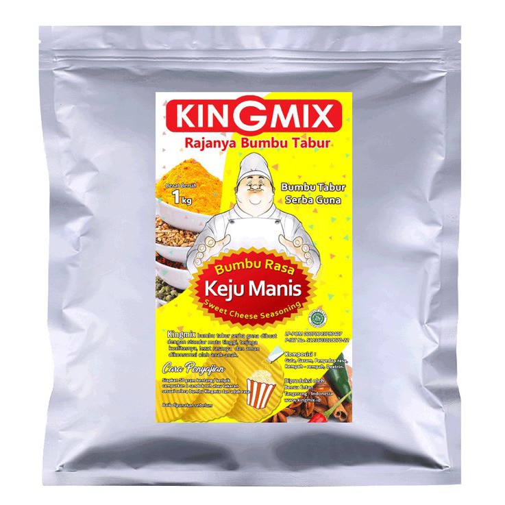 

Buruan Beli - Bumbu Tabur Rasa Keju Manis King Mix 1 Kg