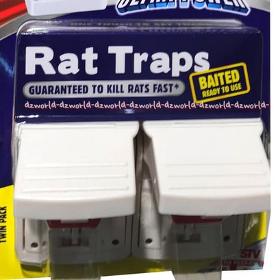 Big Cheese Rat Traps Twin Ultra Power Perangkap Tikus Praktis Isi 2 Pack