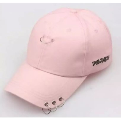 ( SIAP COD ) Promo Termurah Topi Baseball Korea Piercing Ring KPOP / Topi Murah / Topi Baseball Mura