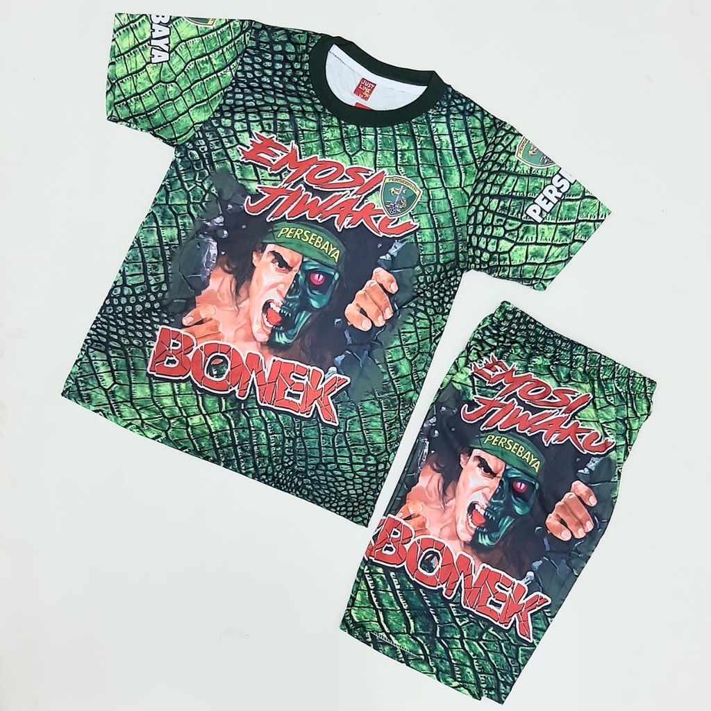 jersey baju bola persebaya bonex full printing