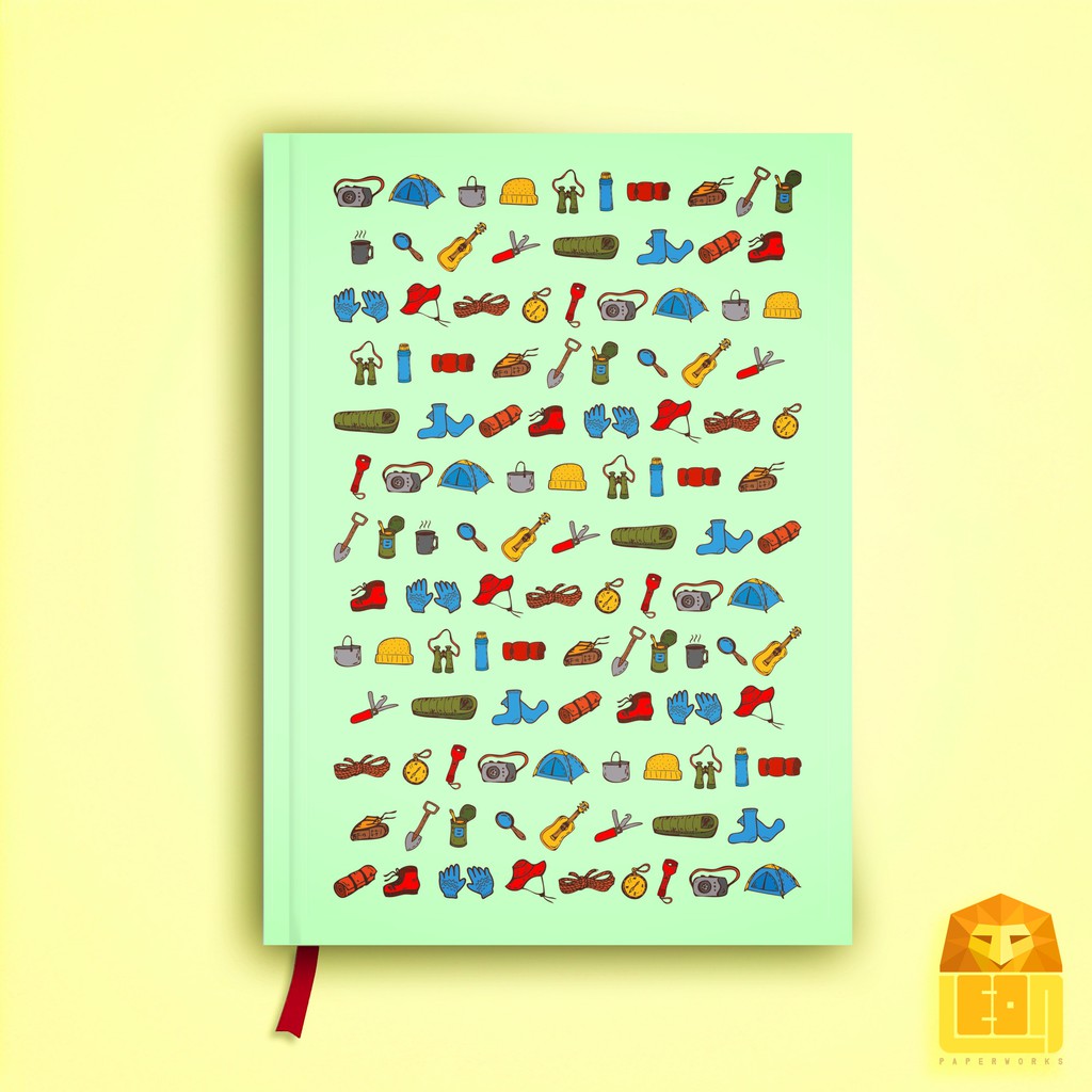 Notebook Agenda, Dotted, dan Polos Camping