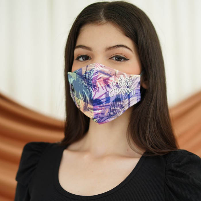 MASKER KAIN PROTECH V2 PREMIUM 3 PLY MASK MOTIF SUMMER