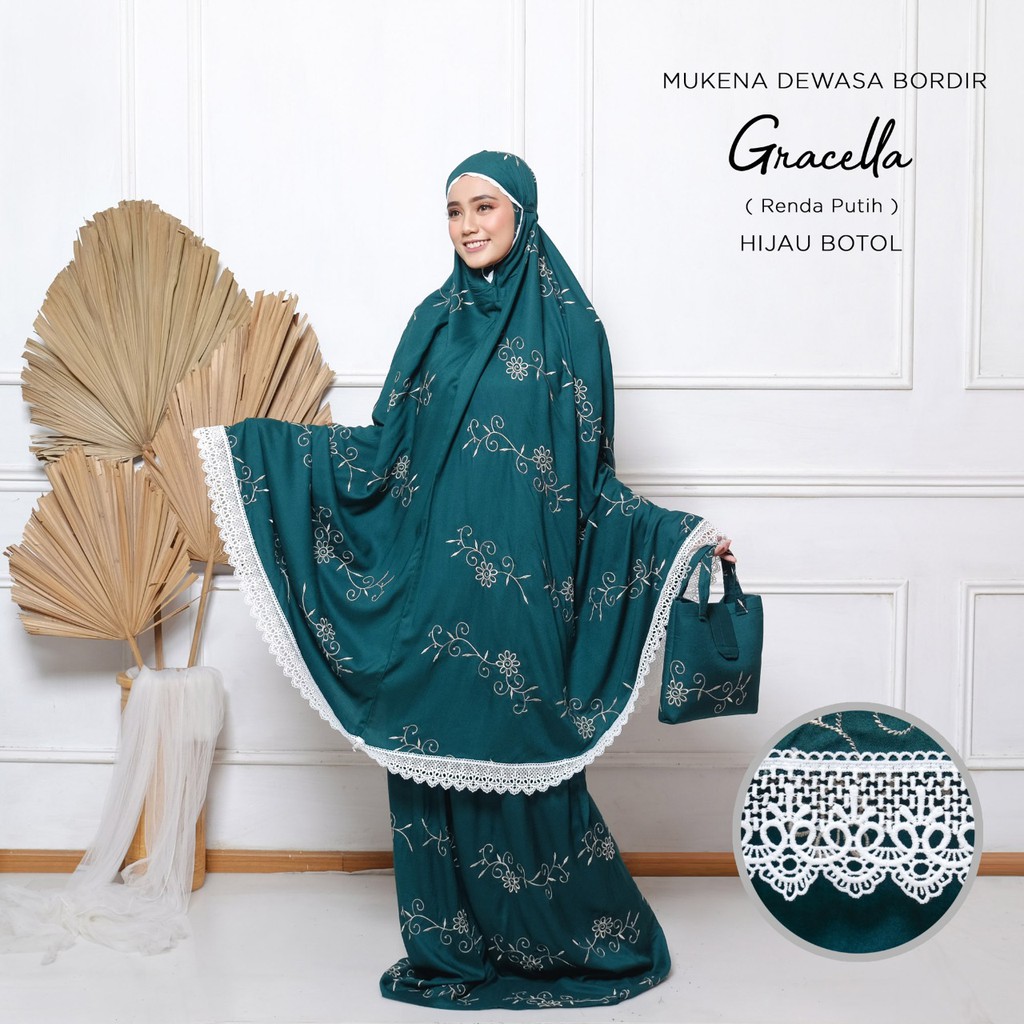 MUKENA DEWASA BORDIR GRACELLA