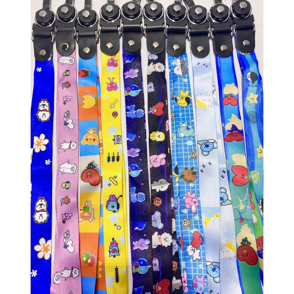 TALI GANTUNGAN HANDPHONE MOTIF  BTS BT/ GANTUNGAN PONSEL / GANTUNGAN KUNCI / LANYARD / MOBILE STRAP