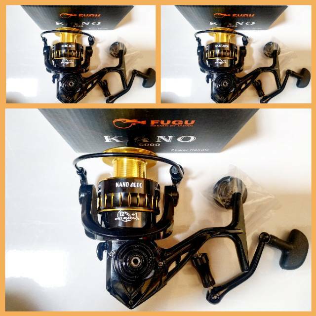 Reel Fugu Kano 3000 4000 6000 (12+1BB) POWER HANDLE