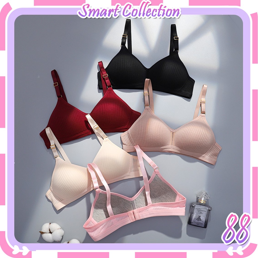 SC BR649 Bra BH Wanita Tanpa Kawat Bahan Halus Pakaian Wanita Fashion