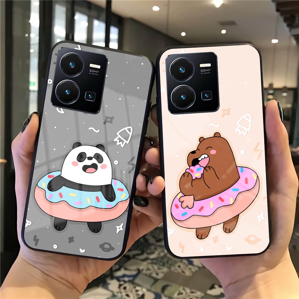 Softcase Glass VIVO Y35 2022 - GK27 - Case HP VIVO Y35 2022 - Case VIVO Y35 2022 - Kesing HP VIVO Y3