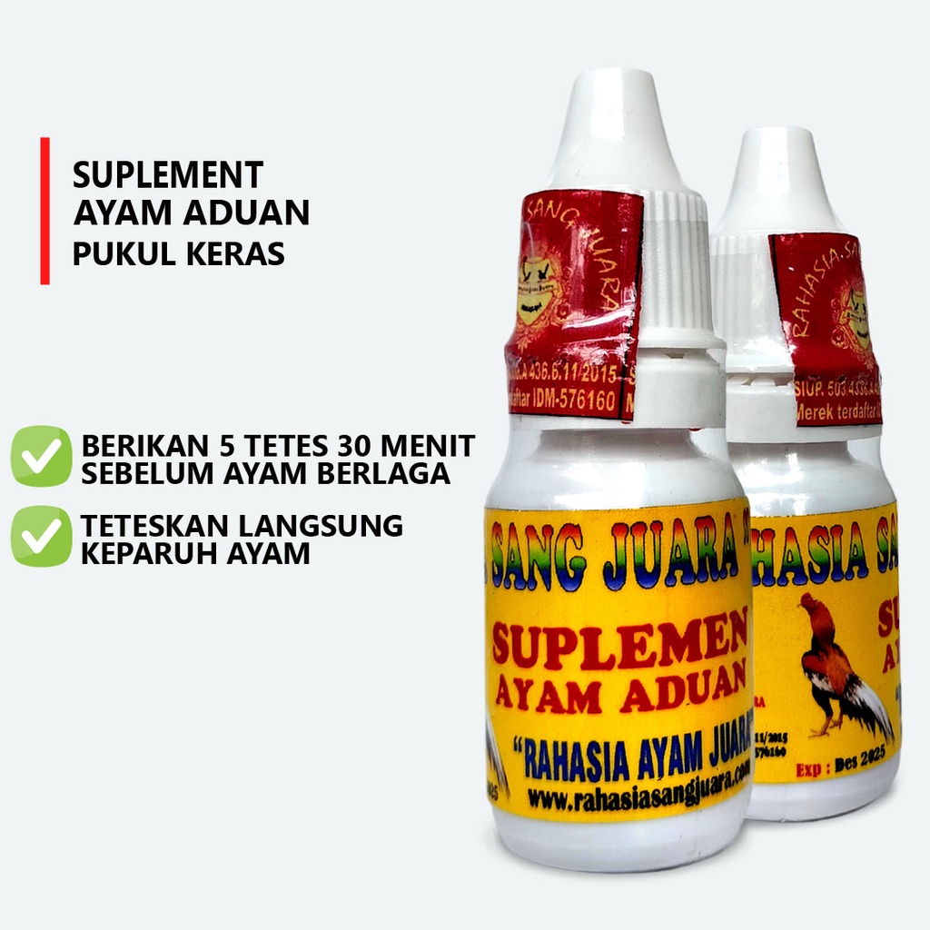 SUPLEMEN AYAM ADUAN DOPING AYAM SUPLEMEN AYAM BANGKOK JAMU AYAM NAFAS PANJANG