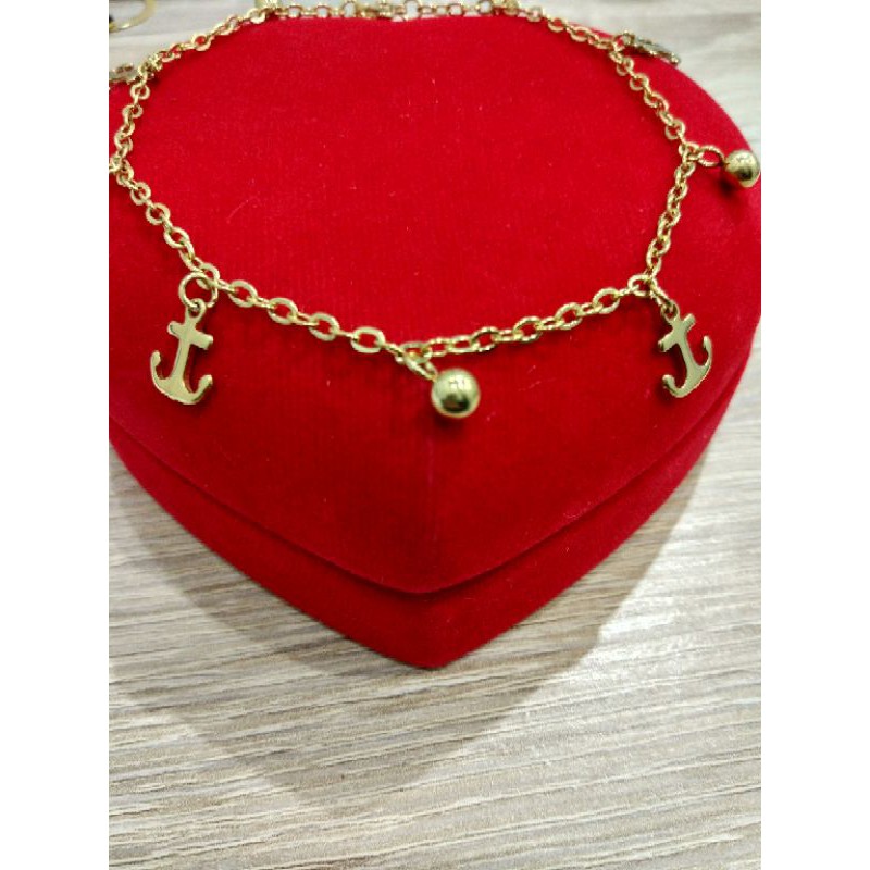 GELANG KAKI JANGKAR / GELANG KAKI TITANIUM