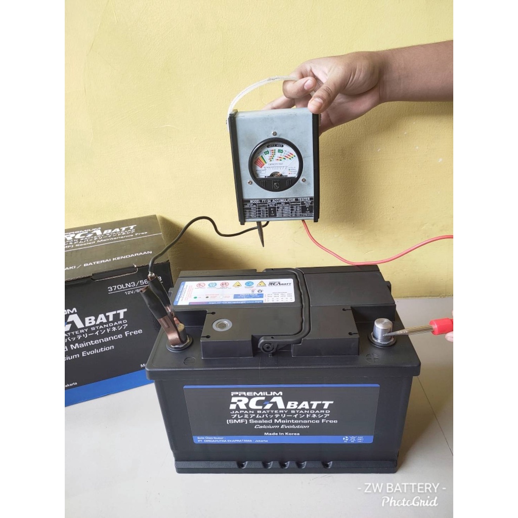 Aki Mobil Pajero Dakar, Fortuner VRZ RCABATT MF OEM 370LN3 / LN3 | 12V - 66Ah