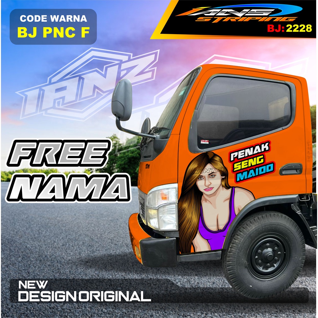 STICKER PINTU TRUK FUSO RAGASA / DECAL PINTU DUMTRUK  / STIKER MOBIL TRUK / STIKER PINTU TRUK KEREN