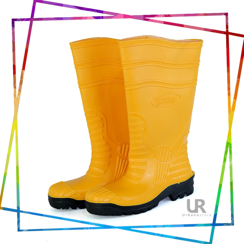 Sepatu Boot Karet Panjang Kuning Original TOYOBO SAFE - T