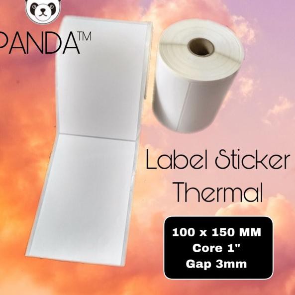 

#TERMURAH# Label Sticker Barcode 100x150mm Thermal (10x15cm 300Pcs Core 1")