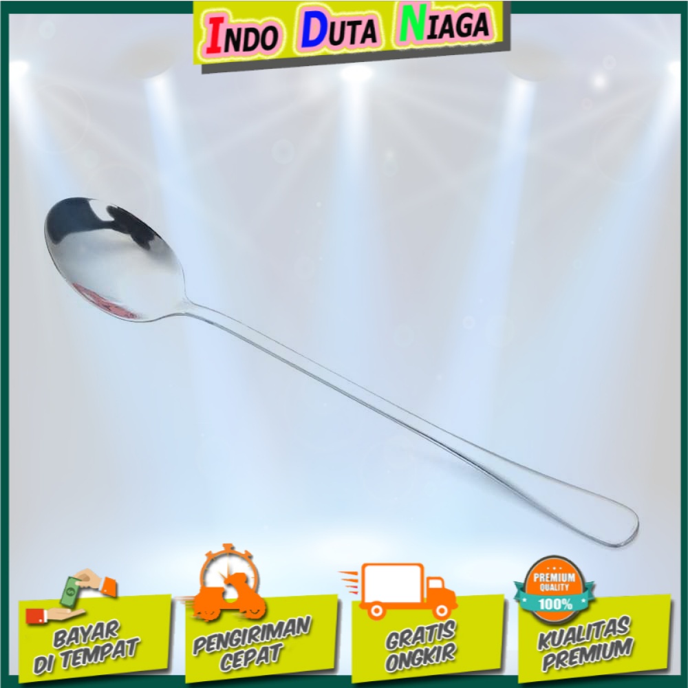 Szpoon Sendok Teh Gagang Panjang Tea Spoon Stainless Steel - F80