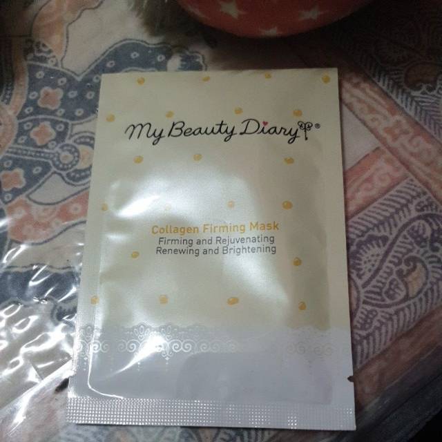 My Beauty Diary Collagen Firming Mask Shopee Indonesia
