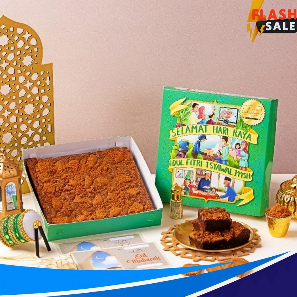 

KUALITAS TERJAMIN Brownies Lotus Biscoff Chan Patisserie Hampers Kue LebaranEid MubarakIdul Fitri 2x1cm