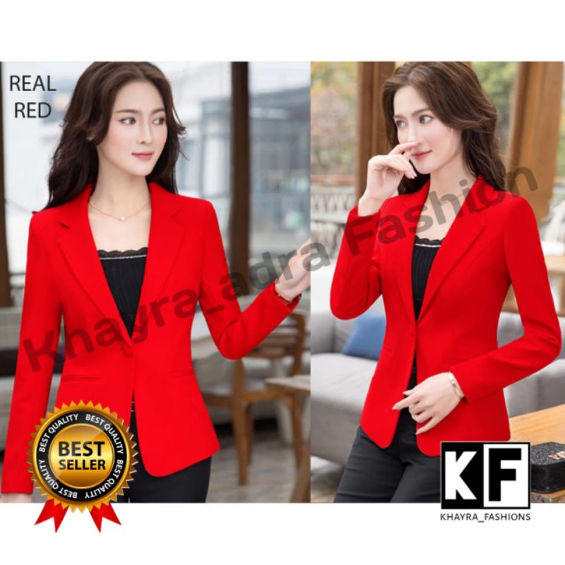 Jas kantor/blazer wanita/jas formal/blazer slimfit/blazer keren wanita
