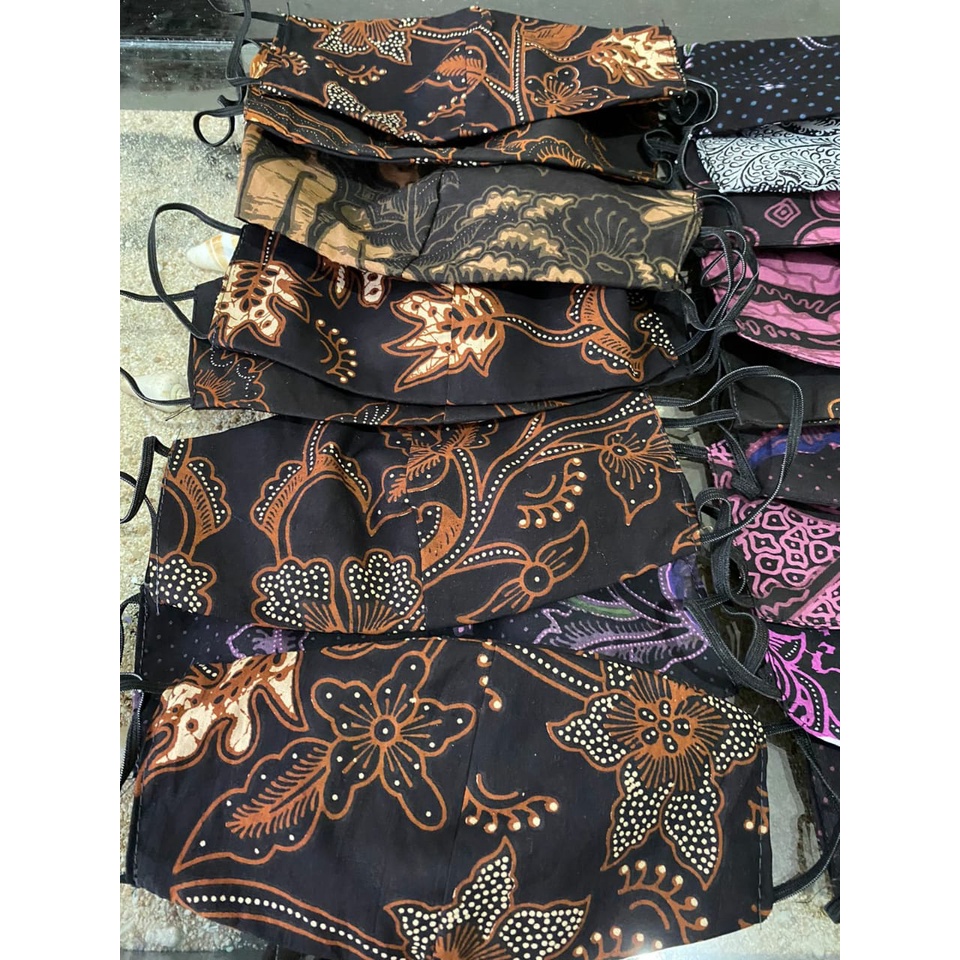 MASKER BATIK MOTIF RANDOM