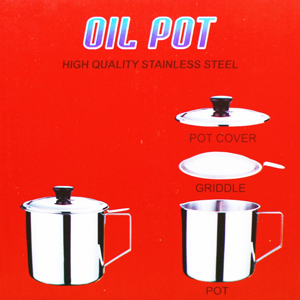 Oil Pot Stainless Steel 1100 ml