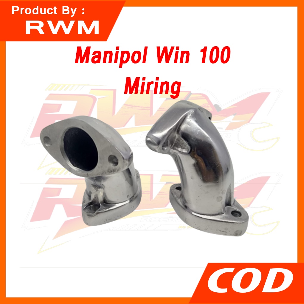 MANIPOL MANIFOLD INTAKE STANDAR DAN MIRING HONDA WIN Miring
