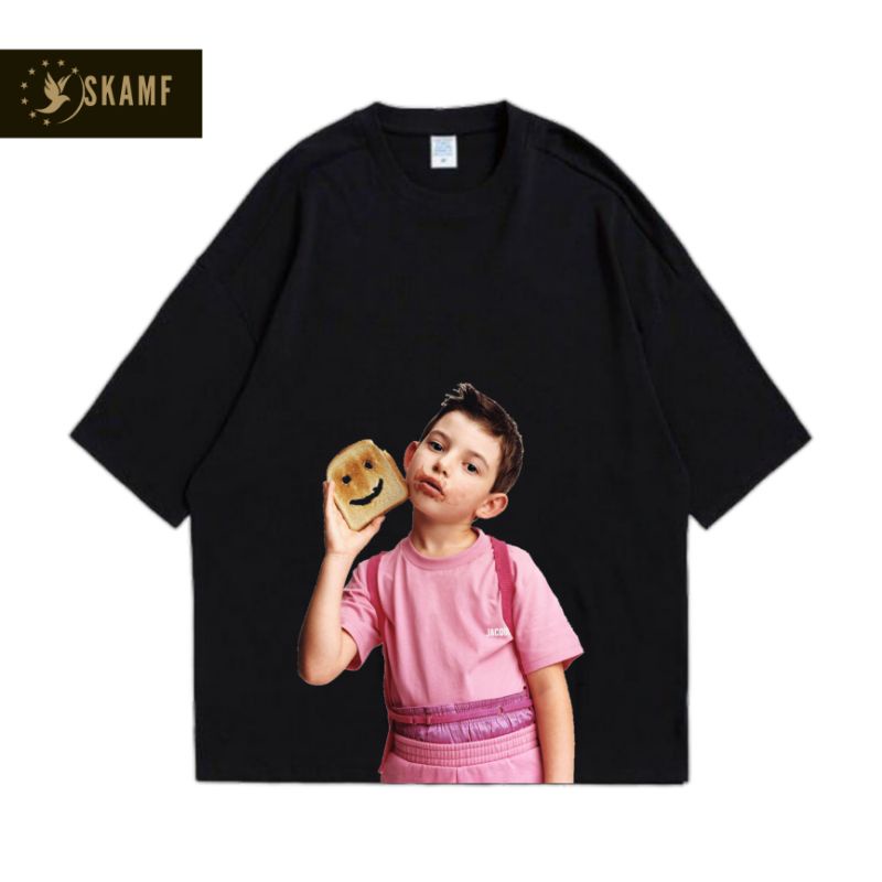 kaos-baju DONAT gambar karakter anak kecil ADLV ACME DE LA VIE t-shirt oversize lokal pria wanita de