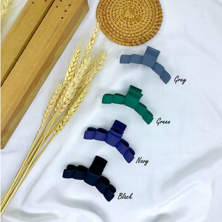 Jedai Doff 8cm Jepit Rambut Salon Matte Hair Claw Clips premium