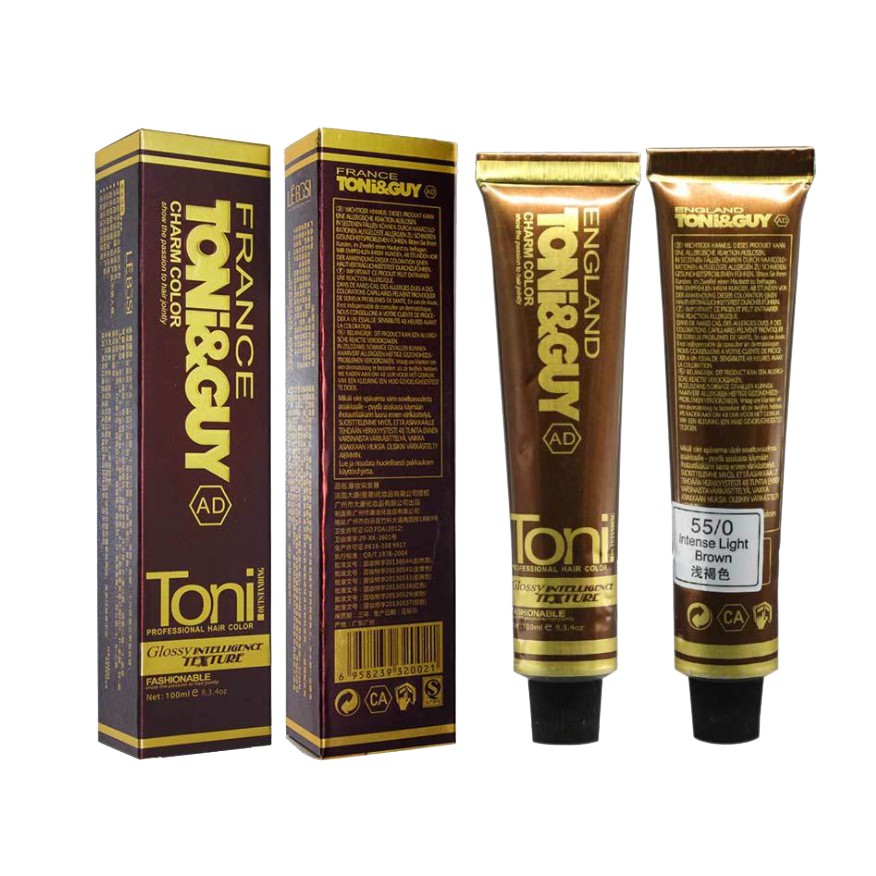 TONI &amp; GUY 0.33 GOLDEN YELLOW hair color cream / cat rambut import