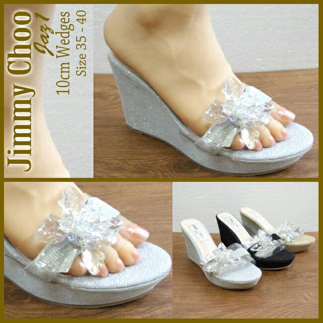 Sandal Wedges Jimmy Choo 10 cm