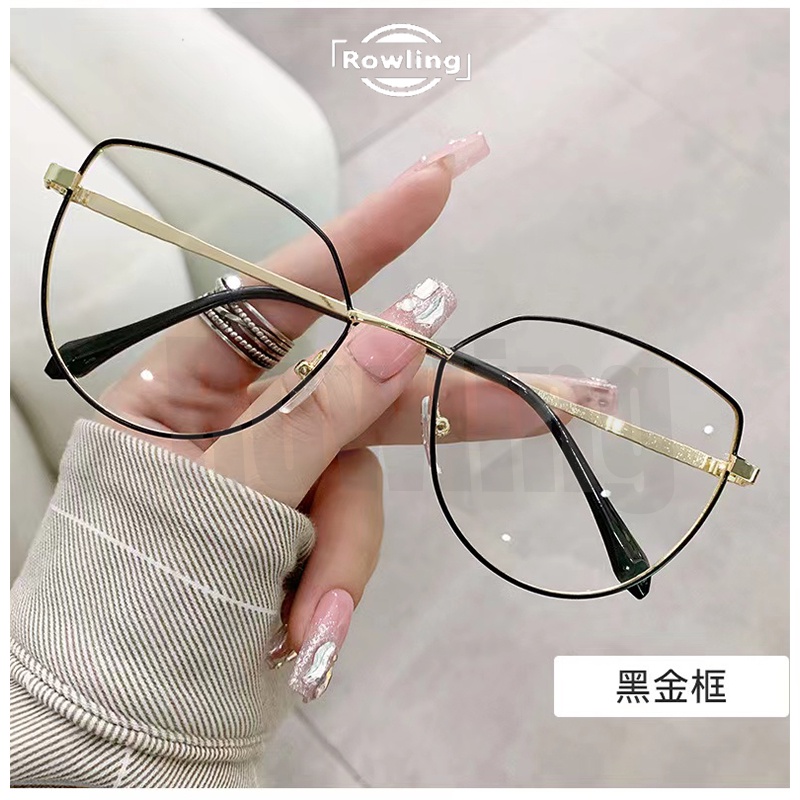 rowling(ka-274)Kacamata Lensa&amp;Frame/New Fashion Blue Light Blocking Reder/Kacamata poliatur tidak teratur Wanita Import Kacamata Fashion