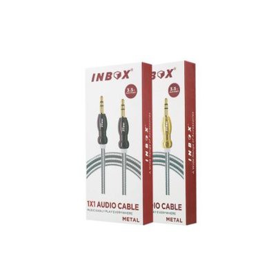 Audio Cable INBOX METAL 1X1 lenght 100cm