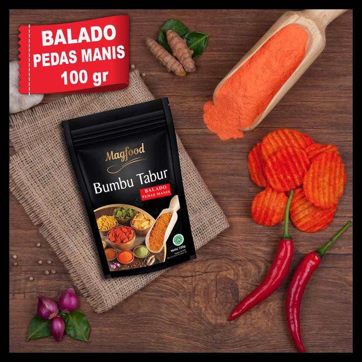 

Magfood Bumbu Tabur Balado Pedas Manis 100 Gram